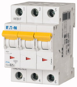 Eaton PLS6-C25/3 Installatieautomaat C25 3-polig (242951)