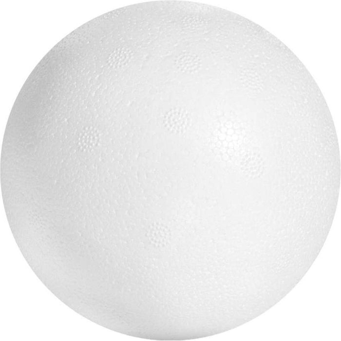 Piepschuim bollen/ballen - 30x - D15 cm - wit - Kerstballen maken - Knutselen hobby materialen
