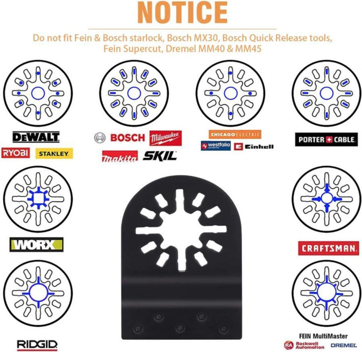 Accessoireset Multitool Oscillerend Zaagbladen Set Universeel  DIY Hobby