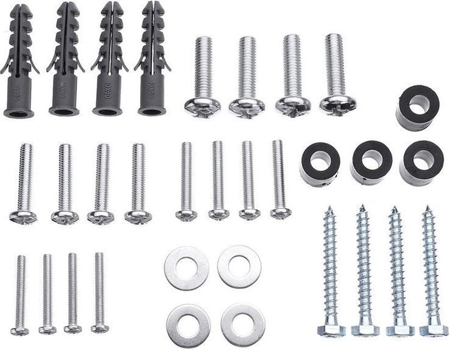 Universele TV Muurbeugel- 26 t/m 60 inch Muur Steun Ophang Beugel TV Wandhouder extra plat / Incl poetsdoekje, waterpas