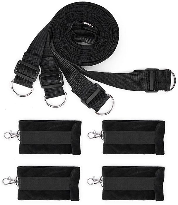 One2Play - BDSM Bed Handboeien - Matras SM Set - Bondage Handboeien Set - Handboeien - Sex Toy voor Koppels - Seksspeeltje