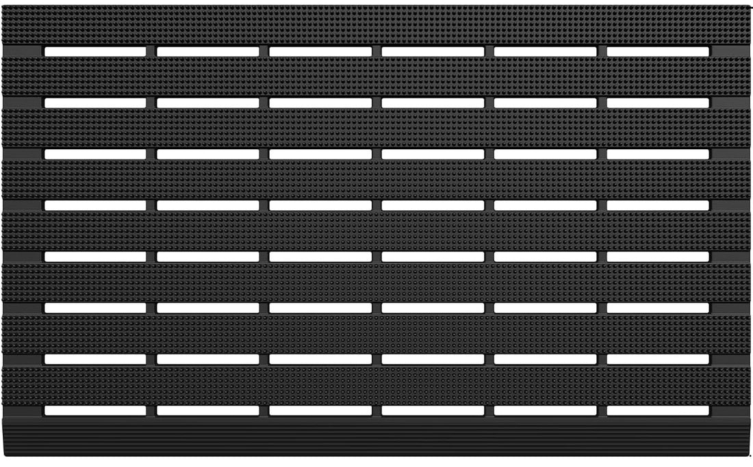 Buiten Deurmat 61 x 91 cm – Zwart – TPE Anti-slip