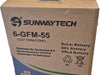 Sunwaytech Gel Accu 12V 55Ah (6-GFM-55) – afbeelding 4