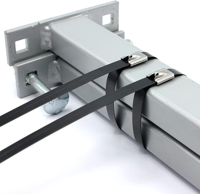 Roestvrijstalen Kabelbinders RVS Tie-wrap tyraps 9x400mm – 20 stuks – RVS 304 – Tyraps – Hitte- & Weerbestendig