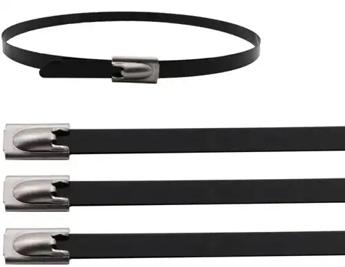 Roestvrijstalen Kabelbinders RVS Tie-wrap tyraps 9x400mm – 20 stuks – RVS 304 – Tyraps – Hitte- & Weerbestendig