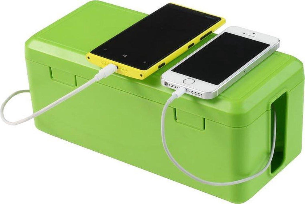 Stekkerdoos cover box wit - Stekkerdoos Opbergbox – Kabelmanagement – Kabeldoos – Opbergdoos stekkerdoos - Kinder beveiliging - Opbergbox Stekkerdoos - Extra veiligheid voor Kinderen/Huisdieren