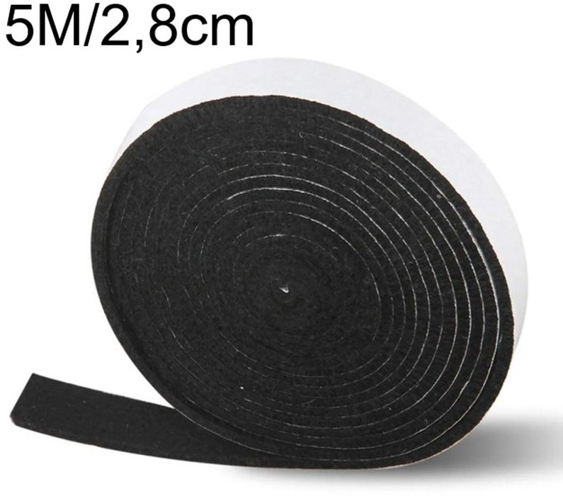 Burnit BBQ Vilt – 5 Meter Lang | 2,8 cm Breed - BBQ Vervangingsvilt - BBQ Vilt - Geschikt voor alle merken