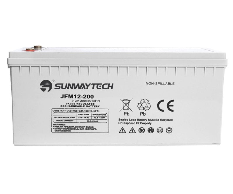 Sunwaytech Gel Accu 12V/200Ah – 6-GFM-200 Betrouwbare Energie Gel Lead-acid 200Ah