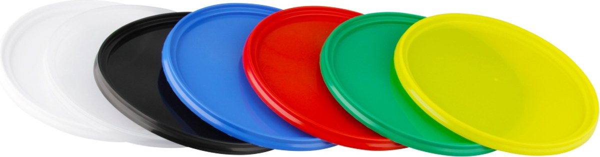 Emmer met deksel - 5 liter - rond - wit