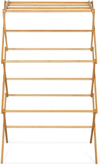 Bamboe Accordeon Droogrek - Compact en Praktisch voor Elke Ruimte