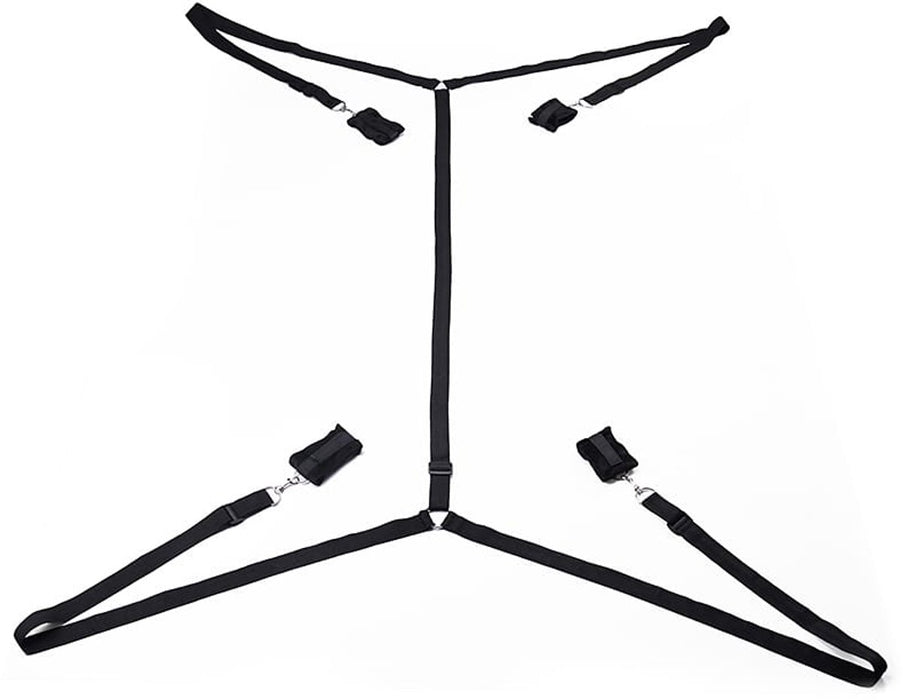 One2Play - BDSM Bed Handboeien - Matras SM Set - Bondage Handboeien Set - Handboeien - Sex Toy voor Koppels - Seksspeeltje