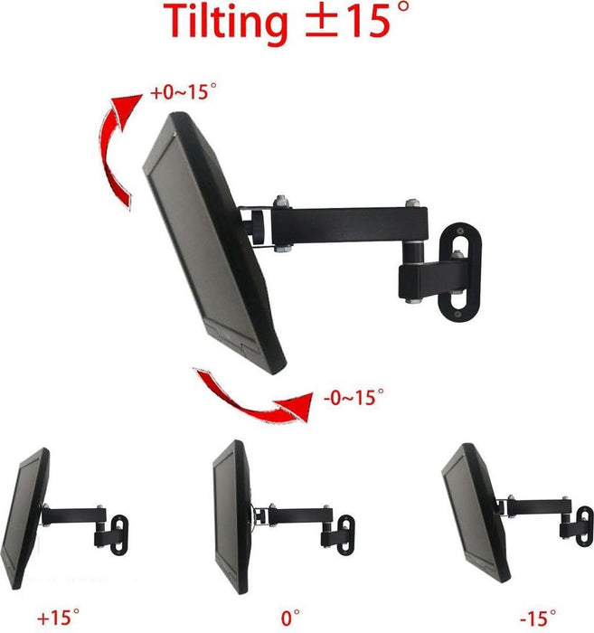 Universele TV Muurbeugel 14–27 Inch – Draaibaar & Kantelbaar TV Wandhouder voor LCD/LED/Plasma