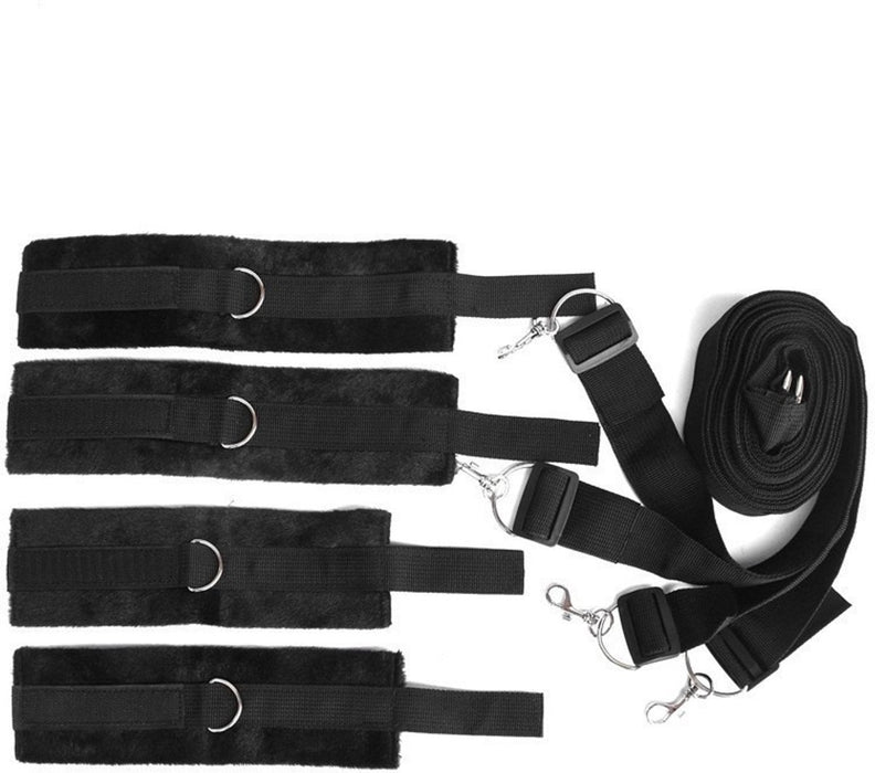 One2Play - BDSM Bed Handboeien - Matras SM Set - Bondage Handboeien Set - Handboeien - Sex Toy voor Koppels - Seksspeeltje