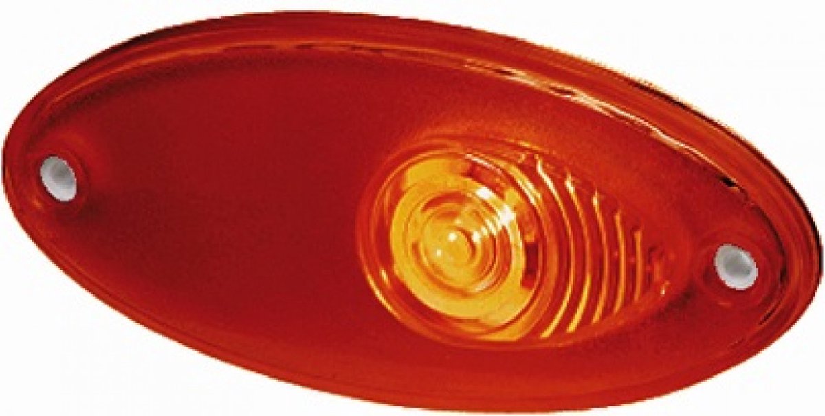 Hella Markering Ovaal Inbouw Rood