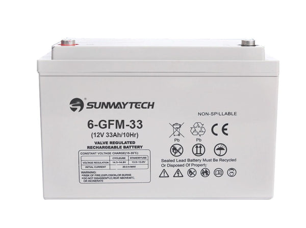 Sunwaytech Gel Accu 12V 33Ah (6-GFM-33)