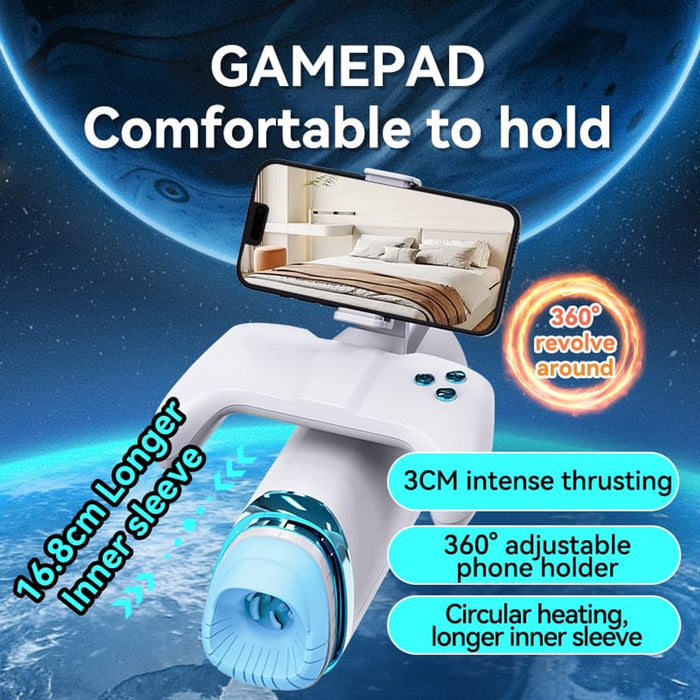 One2Play Masturbator met Telefoonhouder Pocket Pussy - Blowjob Simulator - Kunst Vagina – Sex Toys Mannen – Nep Kut