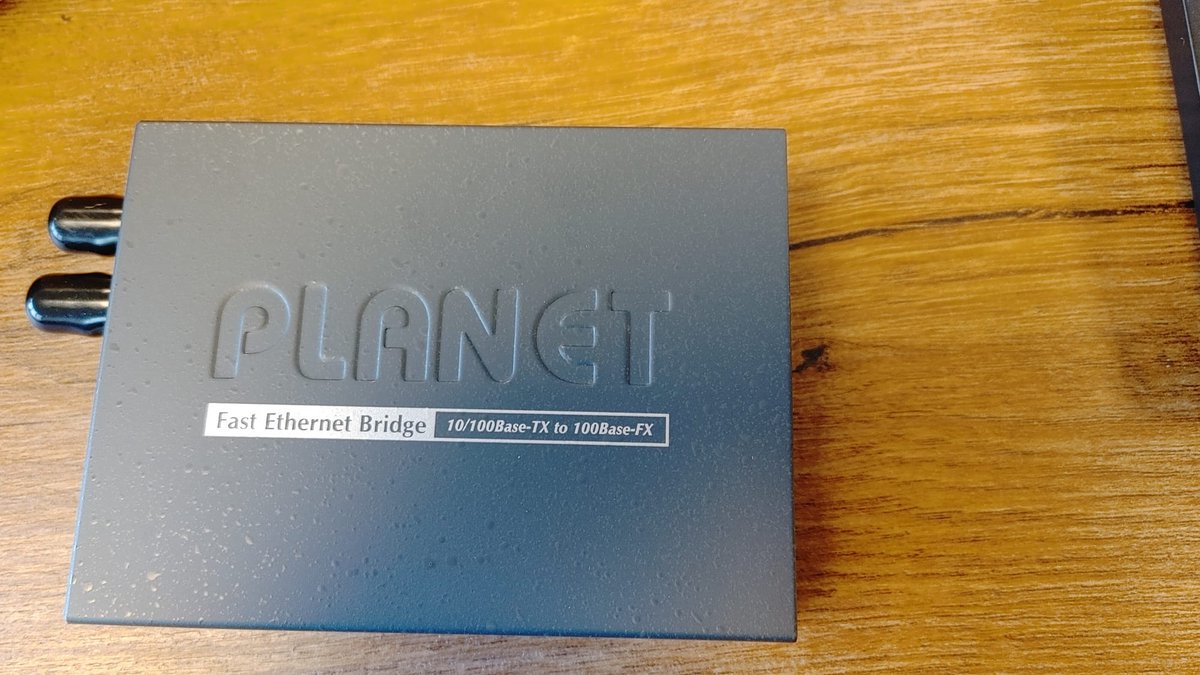 Planet FT-801 netwerk media converter 100 Mbit/s 1310 nm Multimode, Single-mode Zwart