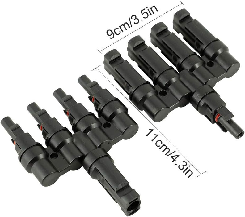 MC4  splitter set male en female (Y1-4)