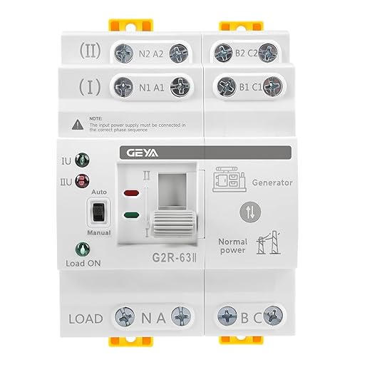 3-Fase 63A  ATS noodstroom schakelaar - Geya ATS Noodstroomschakelaar / Automatische Transfer Schakelaar 3 fase