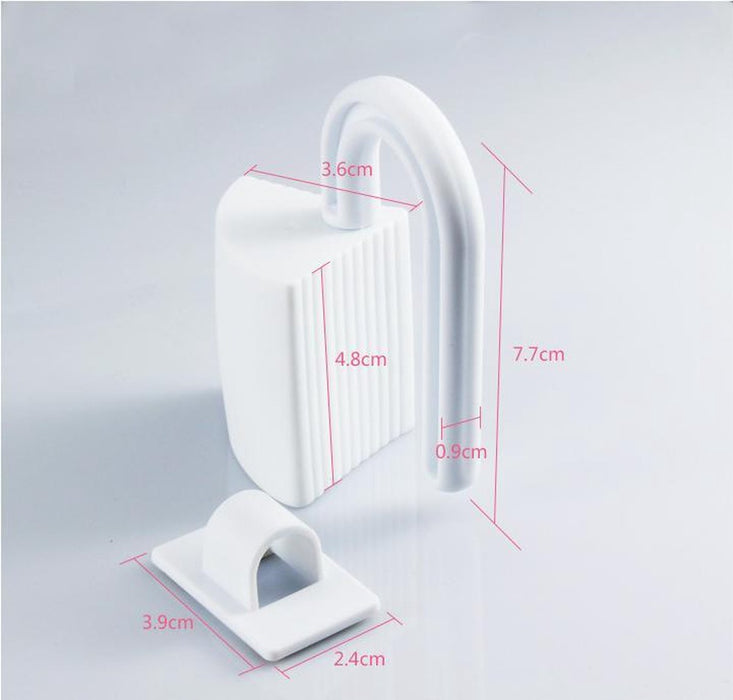 Handige Deurstoppers – Boven scharnier met opberger - Deurbeveiliging - Sharnier stop - 2 stuks