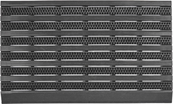 Borstel Buiten Deurmat 76 x 46 cm – Grijs