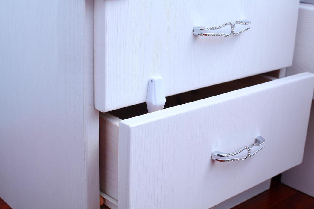 4 stuks Vinger beveiliging – Lade stop tijdens sluiten -  lade en kast stoppers - Vinger bescherming – Schuif beveiliging – Kinder slot – lade- & kastslot - Kasten - Lades