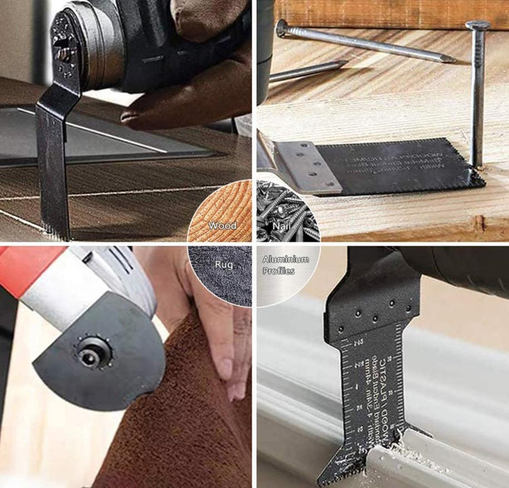 Accessoireset Multitool Oscillerend Zaagbladen Set Universeel  DIY Hobby