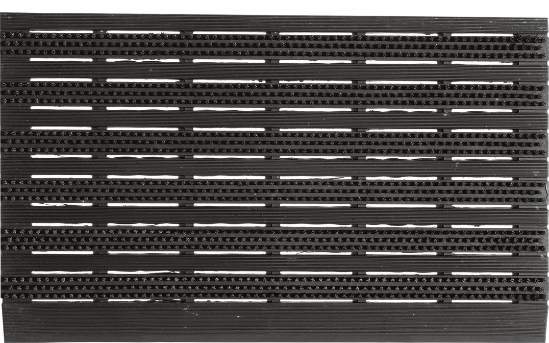 Borstel Buiten Deurmat 76x46 cm – Grijs – TPE + PET Borstels – Anti-Slip – Weerbestendig – Sterke Schrapfunctie – 3.2 kg