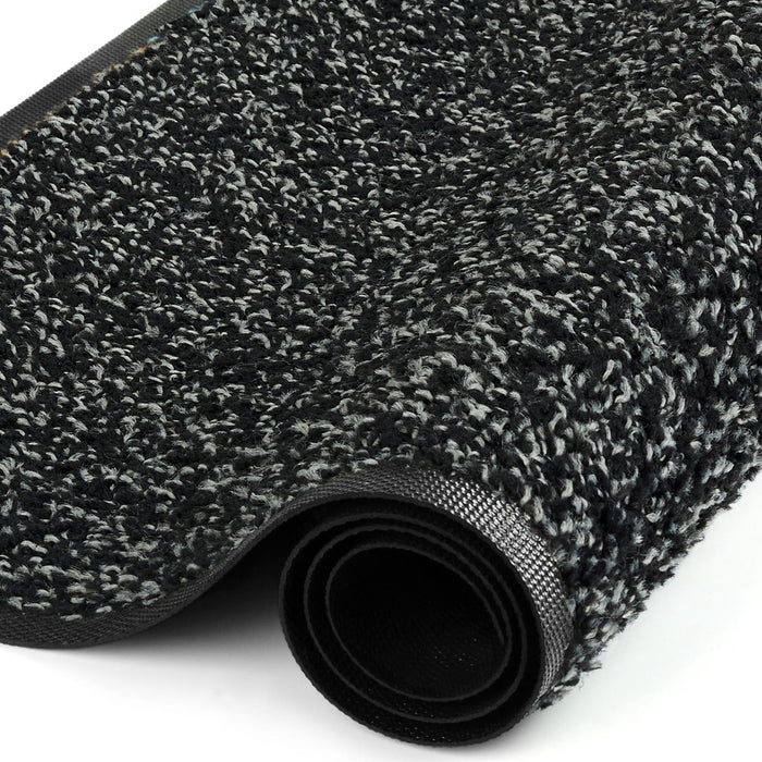 Droogloopmat & Schoonloopmat - 60x40 cm - Deurmat voor binnen en buiten - Antislip - Zwart