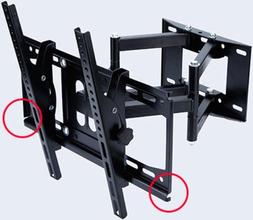 Draaibaar - Kantelbaar Universele TV Muurbeugel - 26 t/m 60 Inch Muur Steun Ophang Beugel TV Wandhouder - Draaibaar - Kantelbaar (max 50KG)