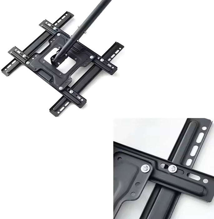 Universeel Plafond TV Beugel (23-60 inch) Draaibaar - In Hoogte Verstelbaar - voor plafondmontage max. 50 kg
