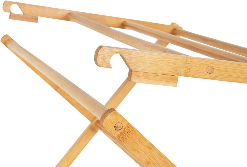 Bamboe Accordeon Droogrek - Compact en Praktisch voor Elke Ruimte