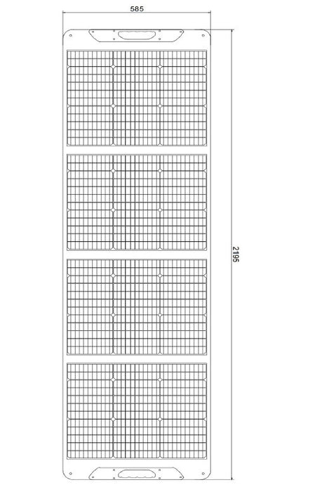 Zonnepaneel 200W - Solar panel - opvouwbaar zonnepaneel - zonnepanelen - flexible - geschikt voor powerbank