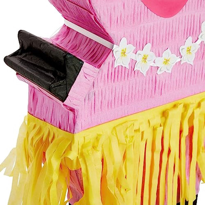 Kleine Hawaiiaanse varken Pinata, Luau en Tropische Feestbenodigdheden, 42 x 25,4 x 7,6 cm