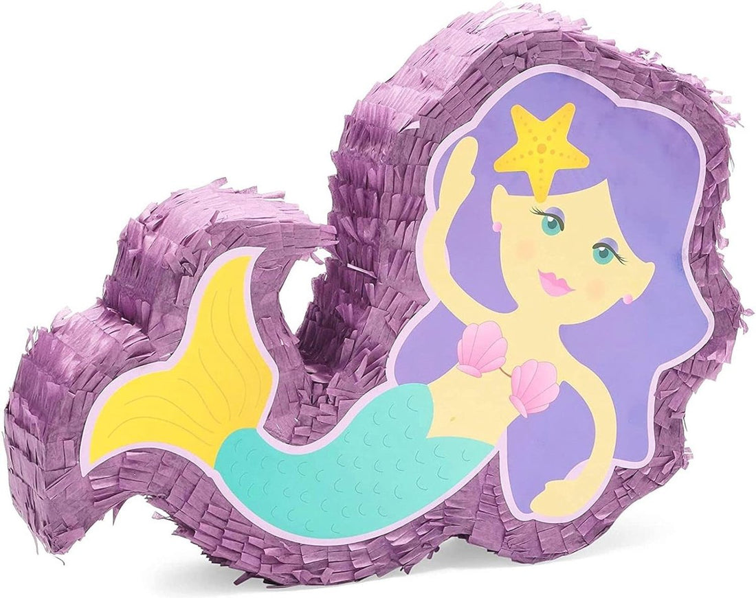 Zeemeermin Pinata - Verjaardagsfeestje Onder de Zee Decoraties