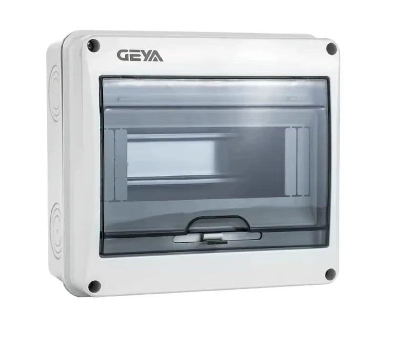 Geya HT-8 Waterdichte Verdeelkast 8-Ways Transparant – IP65 – geschikt voor de Geya ATS
