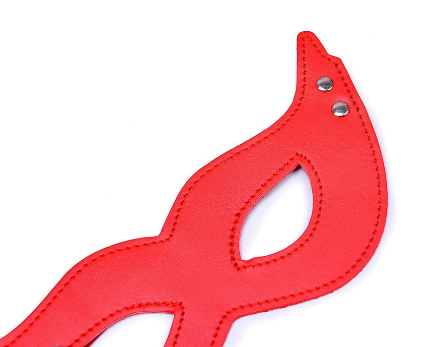 Pu lederen Masker - Sexy masker - Rollenspel masker - Rood - PU Leer - Sexy - Erotisch masker - Harnas - Meesteres One2Play