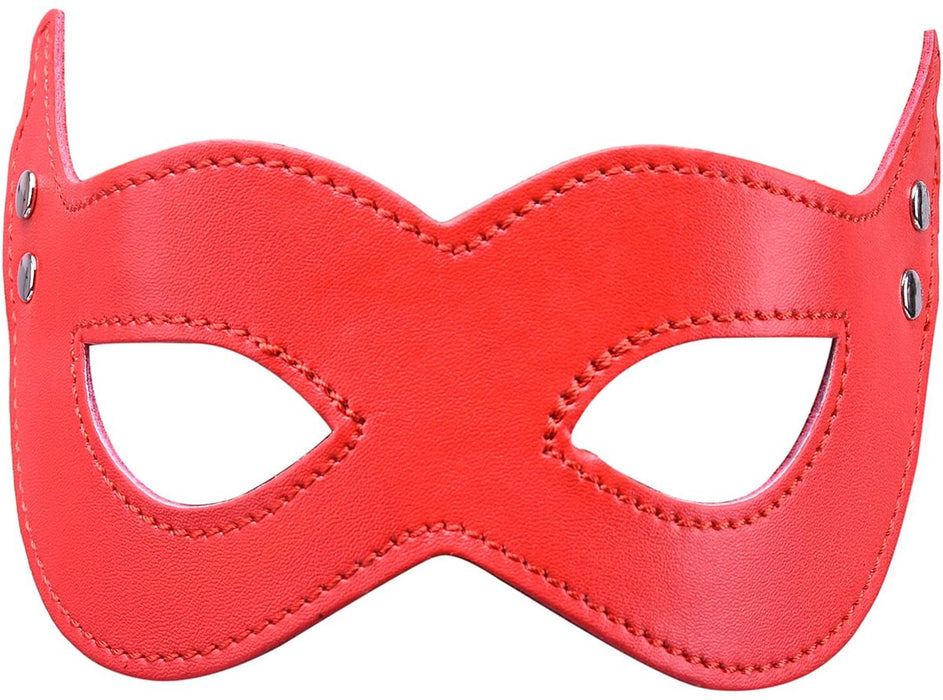 Pu lederen Masker - Sexy masker - Rollenspel masker - Rood - PU Leer - Sexy - Erotisch masker - Harnas - Meesteres One2Play